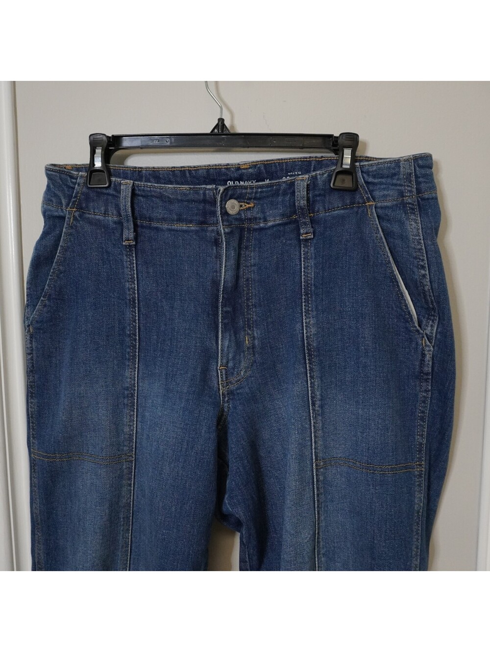 Old Navy High Rise OG Loose Secret Slim Pocket Jeans Size 14